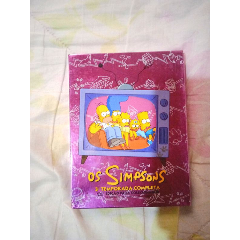 Box da 3° temporada de os Simpsons | Shopee Brasil