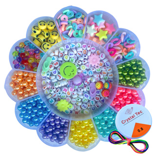 Kit Miçangas Infantil Maleta Pulseiras 1850 Peças + Silicone