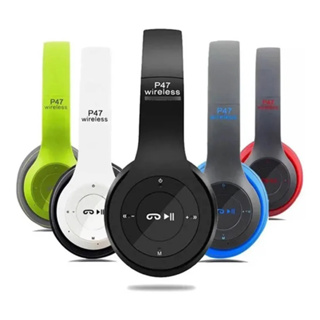 Fone De Ouvido Bluetooth Mp3 Entrada P2 Sem Fio Headphone