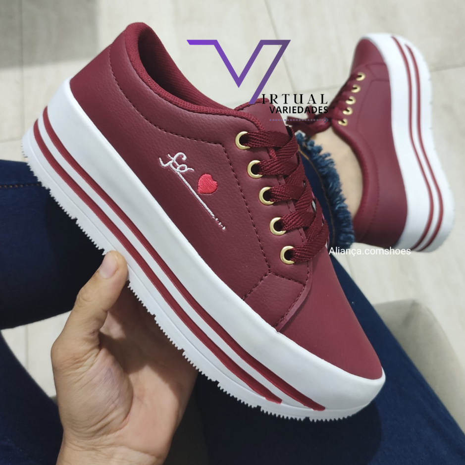 Tenis fashion casual feminino mais vendido