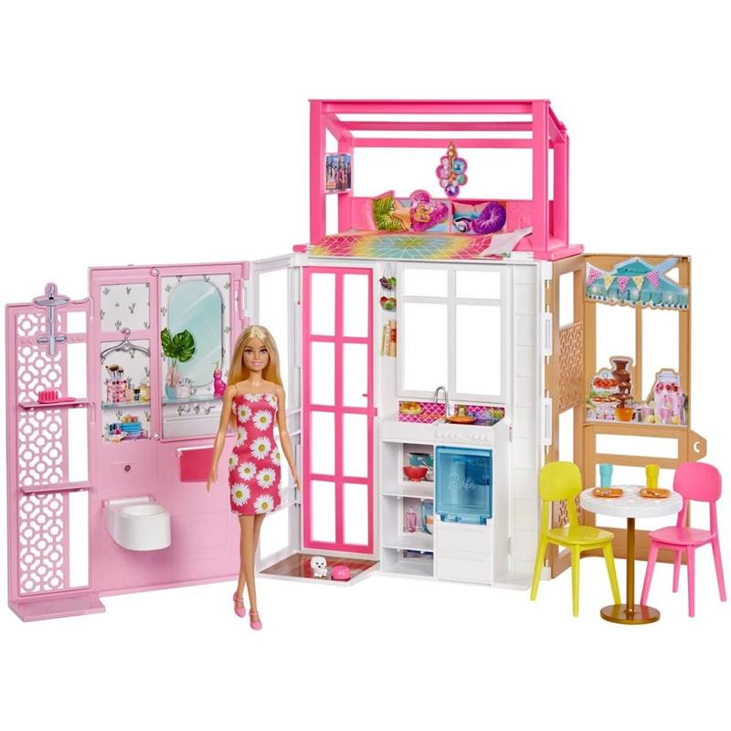 Conjunto Barbie Restaurante Cook'N Grill - Mattel HBB91 - Arco-Íris Toys