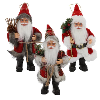 Papai Noel Decorado Mix Pendente Natal 20 cm