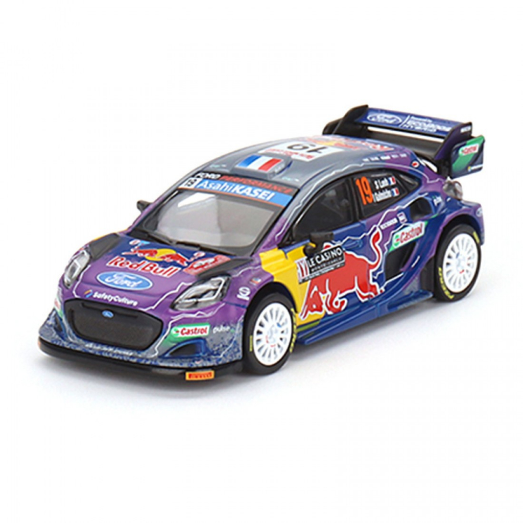 Mini GT MGT00533-L 533 1/64 FORD PUMA RALLY1 # 19 M-SPORT WRT 2022 Vencedor De RALLY MONTECARLO LHD Escala DIECAST Carro Modelo