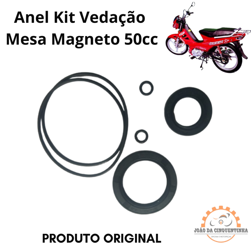 Anel Kit Vedação Mesa Magneto Dafra Super 50CC Super 100CC Dafra