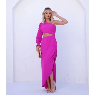 Vestido Sofia manga mula