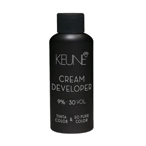 KEUNE TINTA DEVELOPER 30VOL AGUA OXIGENADA 9% 60ML | Shopee Brasil
