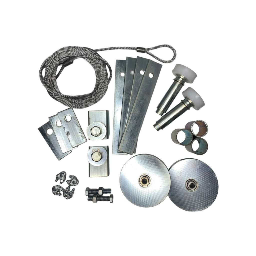 KIT PARA PORTÃO BASCULANTE- 4 POLEGADAS AÇO | Shopee Brasil