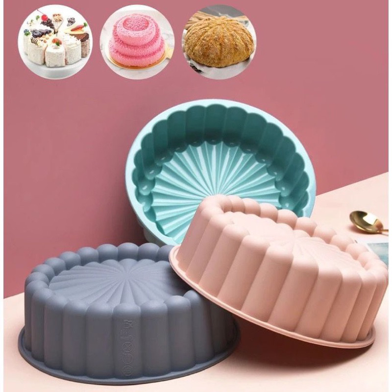 Forma de Silicone Para Doces Torta Pudim Bolo Cozinha Princesa Azul Kit 3  Unidades em Promoção na Americanas