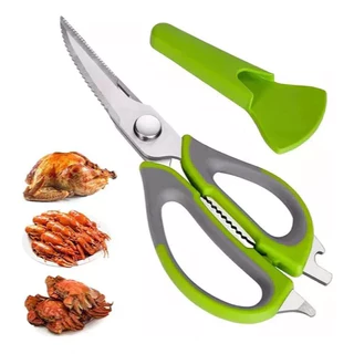 Nova -Tesoura De Cozinha Multiuso Inox P/cortar Frango