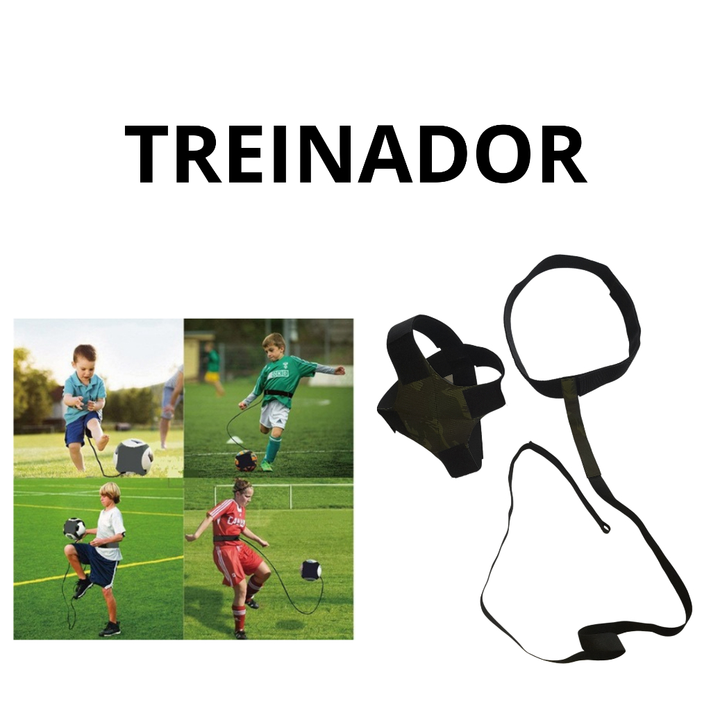 kit Chute Futebol Ajustável Trainer Treinador Chute para Futebol, vôlei +  bola de volei ou futebol (escolha na grade a bola)