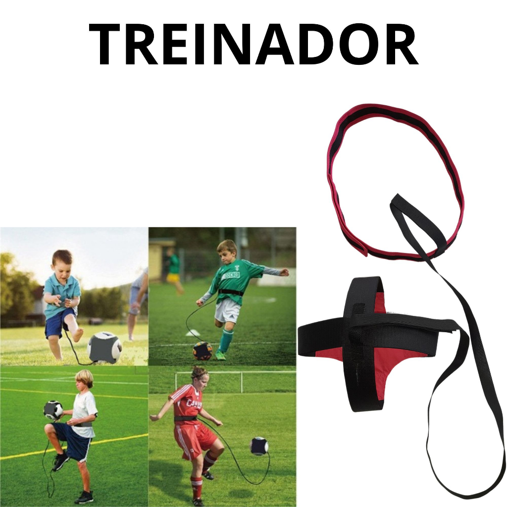 kit Chute Futebol Ajustável Trainer Treinador Chute para Futebol, vôlei +  bola de volei ou futebol (escolha na grade a bola)