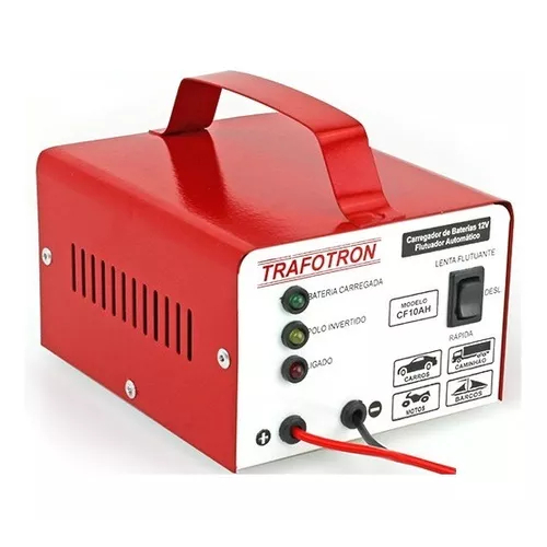 Carregador Baterias 12v 10ah Até 300 Amperes Cf10