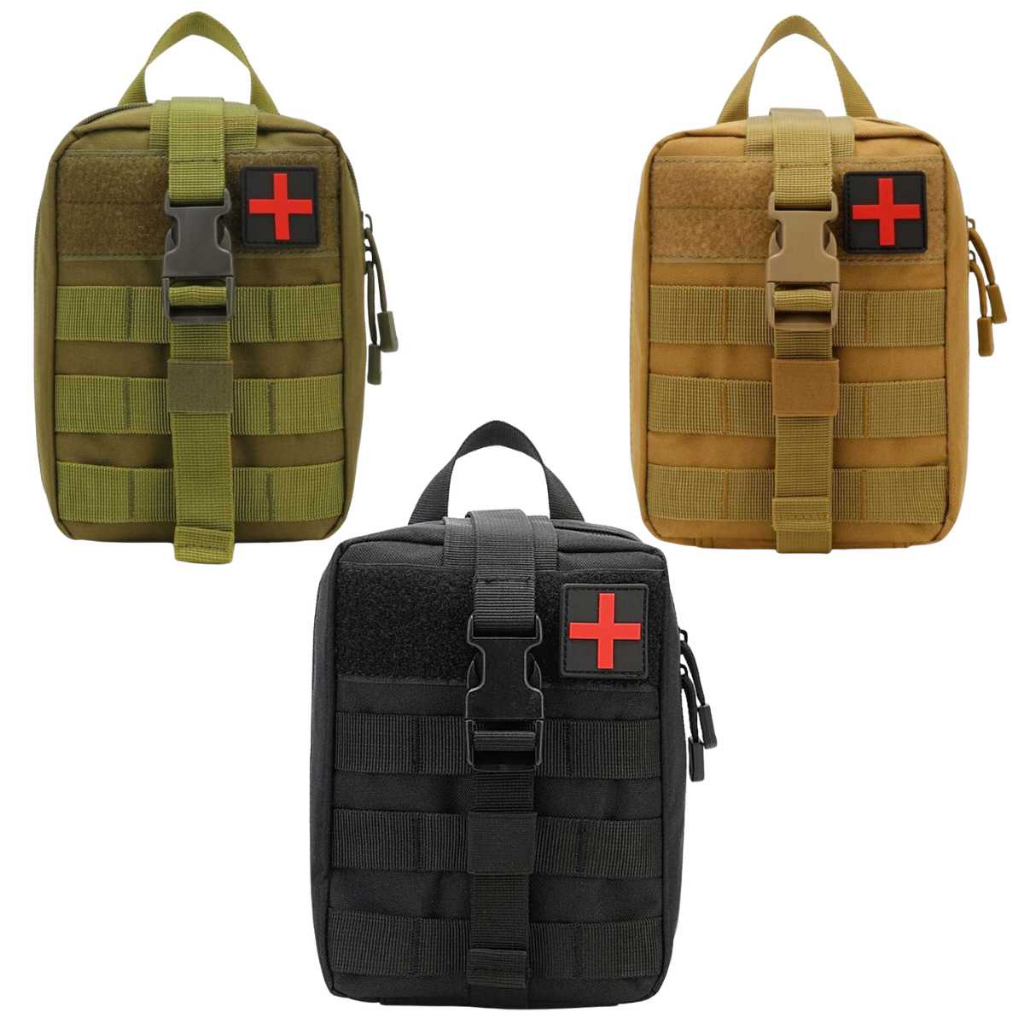 Bolsa Tática Bornal Mochila Primeiros Socorros Emergência Molle Kit Militar camping