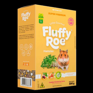 Ração para Hamster Minas Nutri Fluffy Roe Super Premium Gourmet 300g