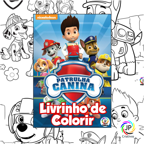 patrulha canina desenhos para colorir em Promoção na Shopee Brasil