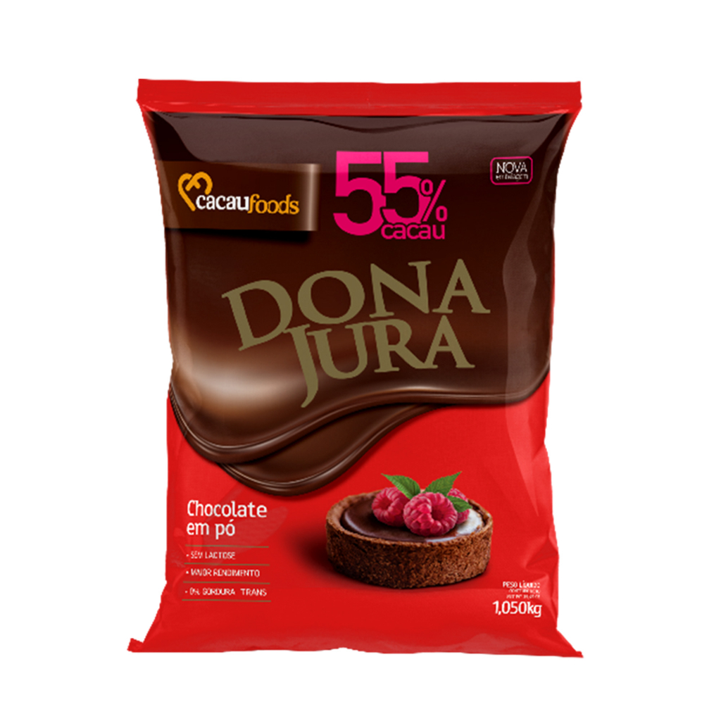 Chocolate em pó 55% 1kg