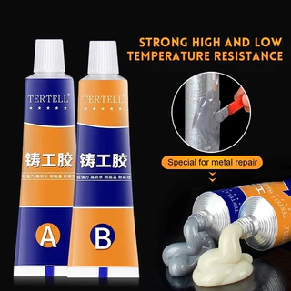 Reparação Pasta Cola Resistente Ao Calor Solda Fria De Metal A & B Adesivo Gel De Fundição Ferramentas Composto