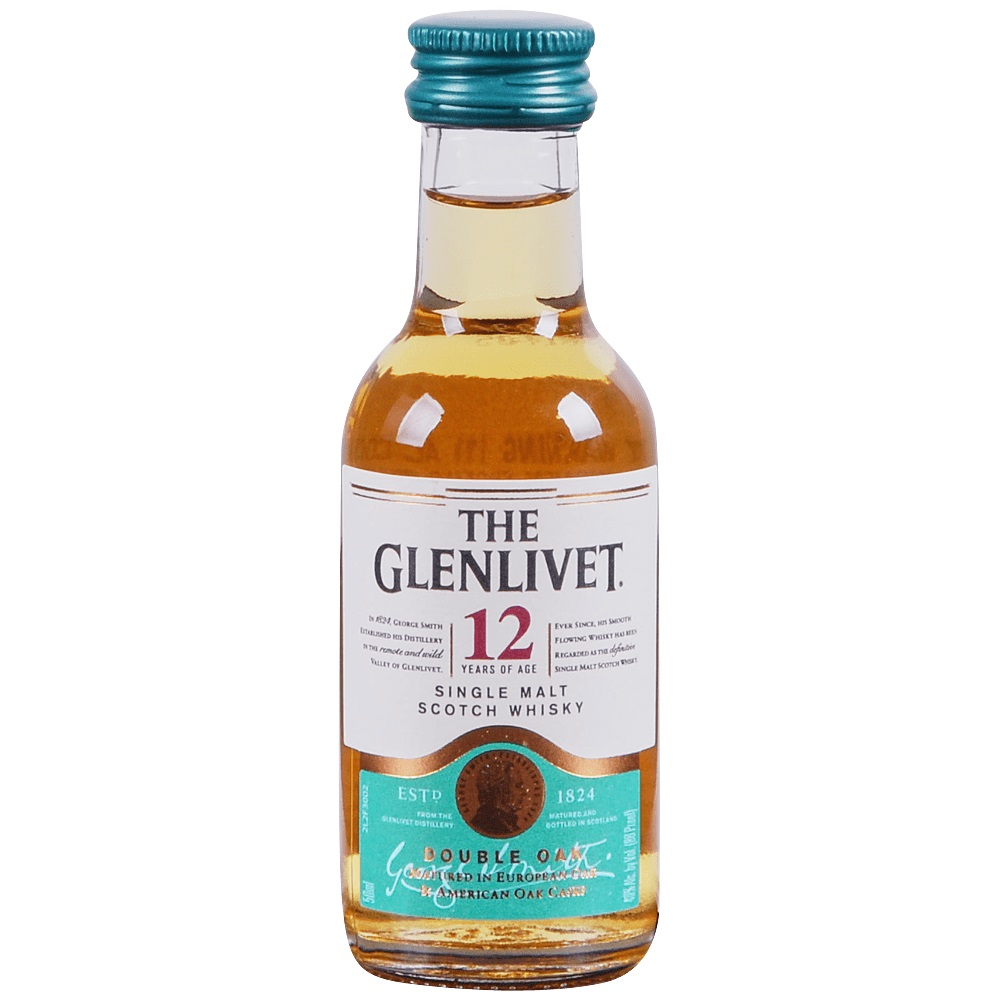 Whisky The Glenlivet 12 Anos 50ml 40ml- Miniatura De Bebida