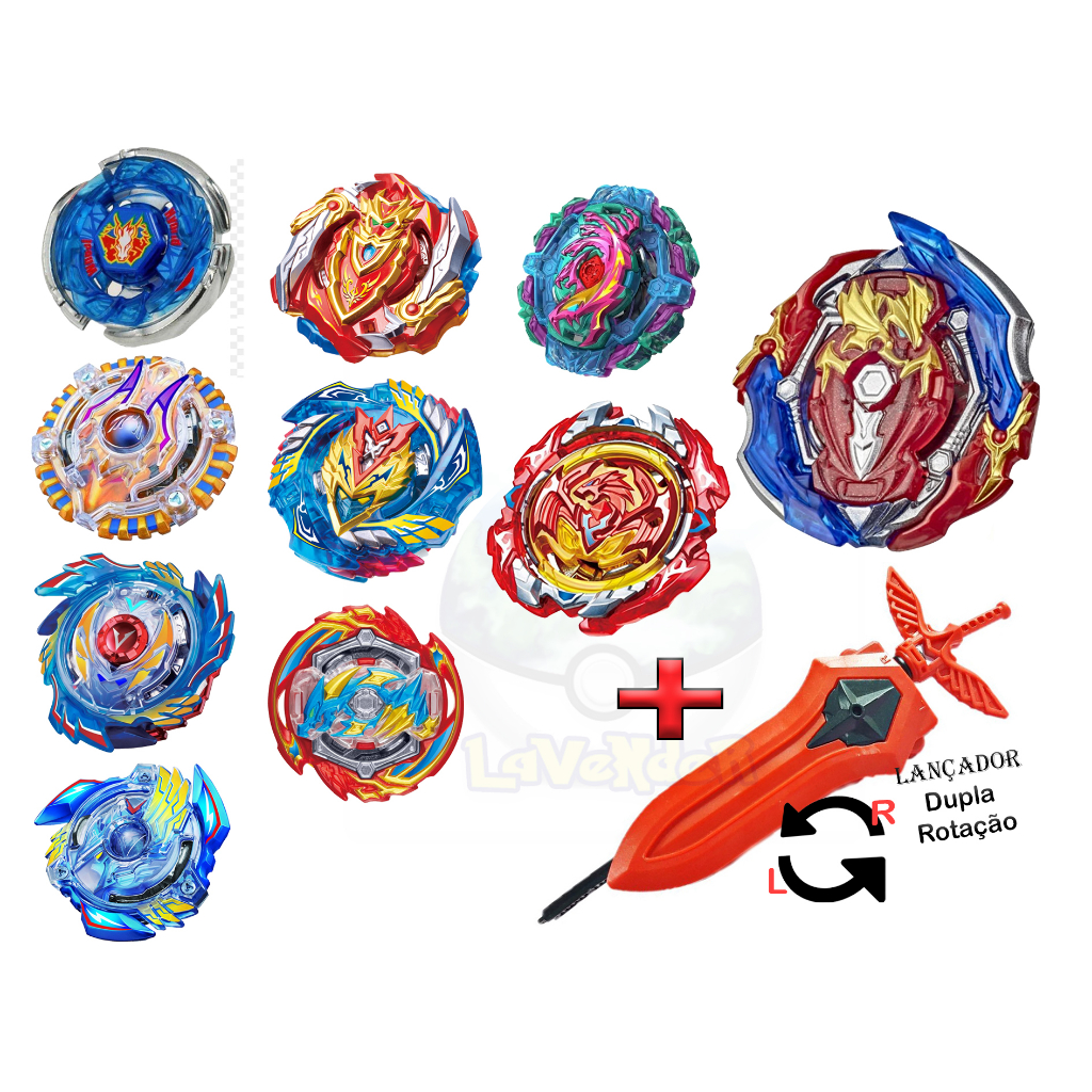 Beyblade Lançador Hasbro QuadStrike Zeal Achilles - Ri Happy