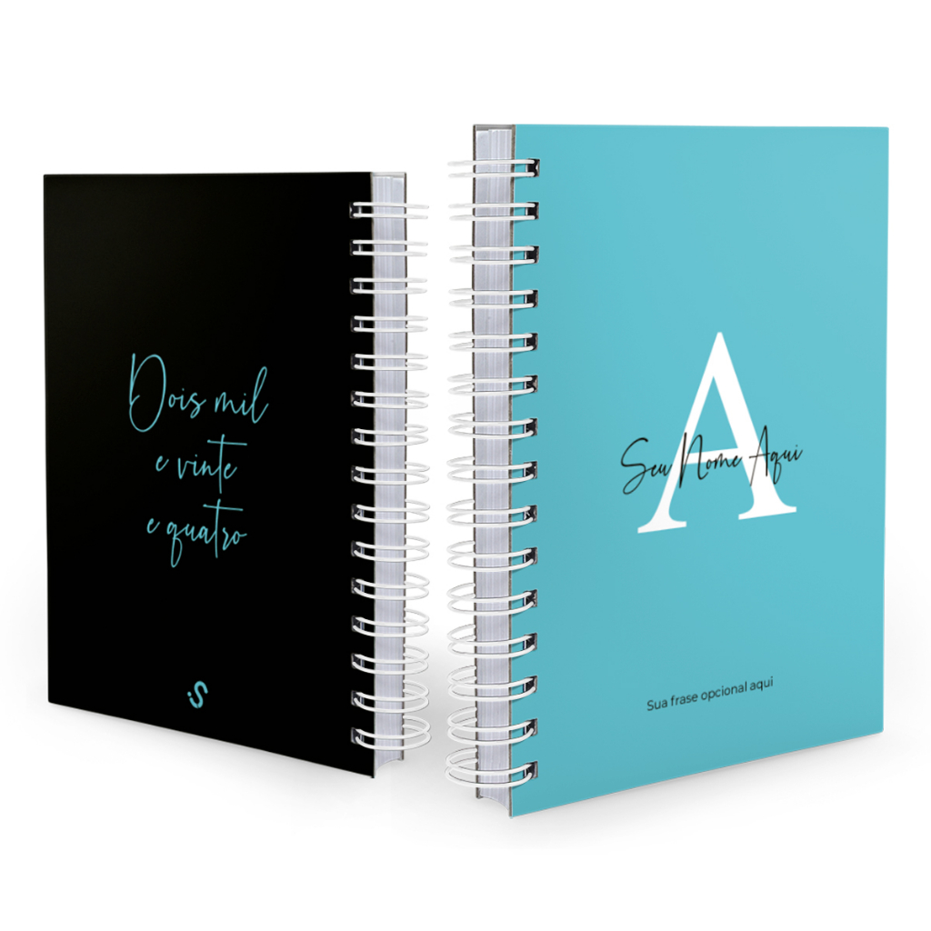 Agenda Personalizada 2024 Letra Moderna Color Cores | Shopee Brasil