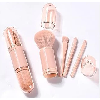 Conjunto De Pincéis De Maquiagem Retrátil 4 Em 1 Portátil / Mini Pincel De Blush E Sombra em Oferta na Shopee