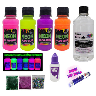 Kit Slime Como Fazer Slime Kit Completo Clear Colors