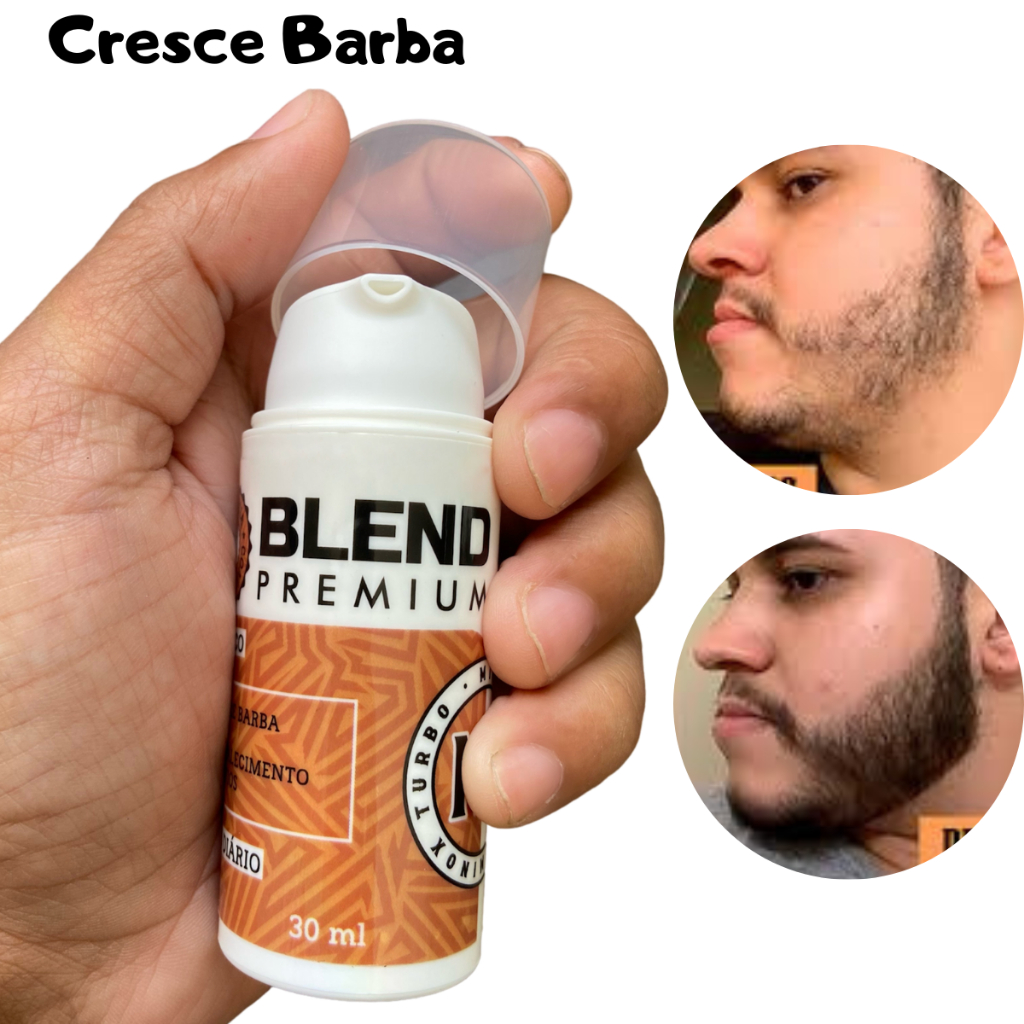 Blend Premium Original Cresce Barba Preenche Falhas Rapido Muito Bom