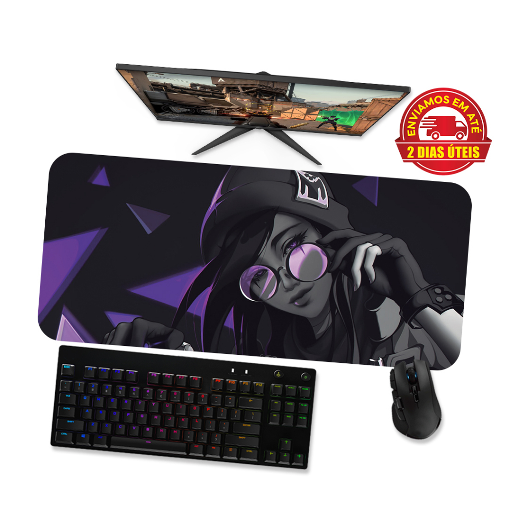 Mouse Pad Gamer Grande 70x35cm Mousepad Para Jogos Cor Rei Leão Broadwy