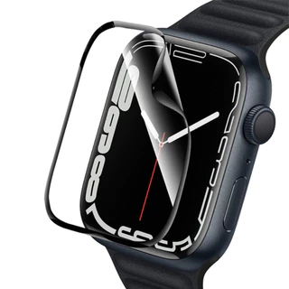 Películas Nano Gel Fino Borda Preto compativel Apple Watch Série 38/40/42/44MM Watch7 41/45mm