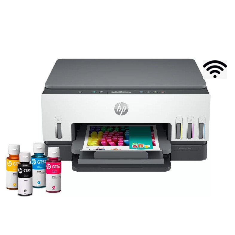 Impressora Multifuncional HP Smart Tank 674, duplex automático