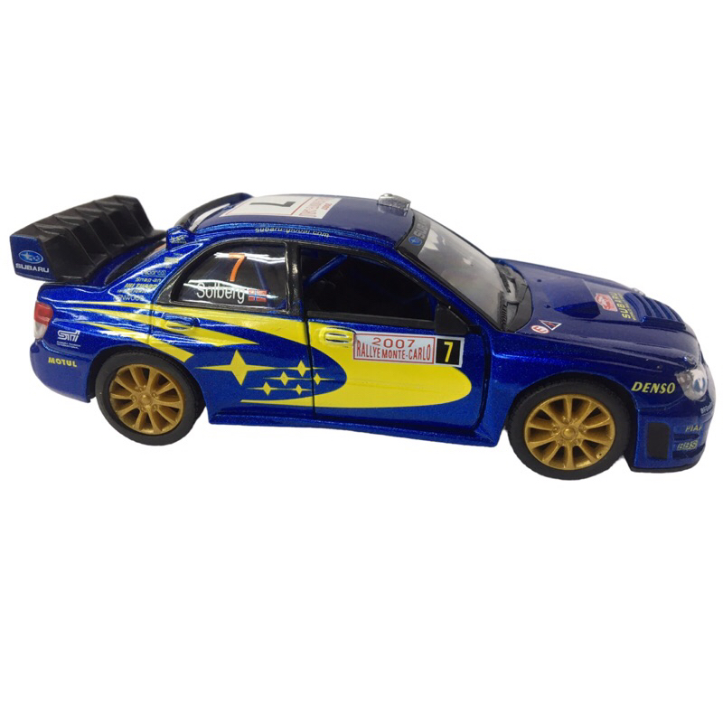 Miniatura Carrinho Colecao Subaru Impreza WRC 2007 Kinsmart
