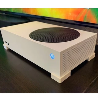 Kit 4 Suporte Pezinho Console Xbox One S - X e Série S - Apoio Horizontal