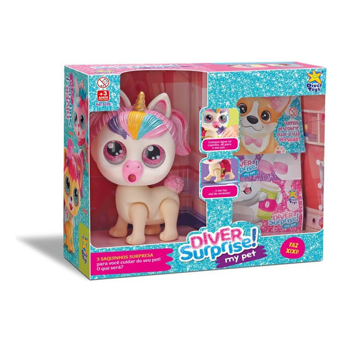 DIVER SURPRISE MY PET FAZ XIXI COM ACESSÓRIOS – DIVERTOYS – REF. 8226