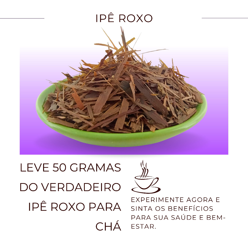 Ch de Ip Roxo Benef cios Natural Tatajuba Roxo Aut ntico