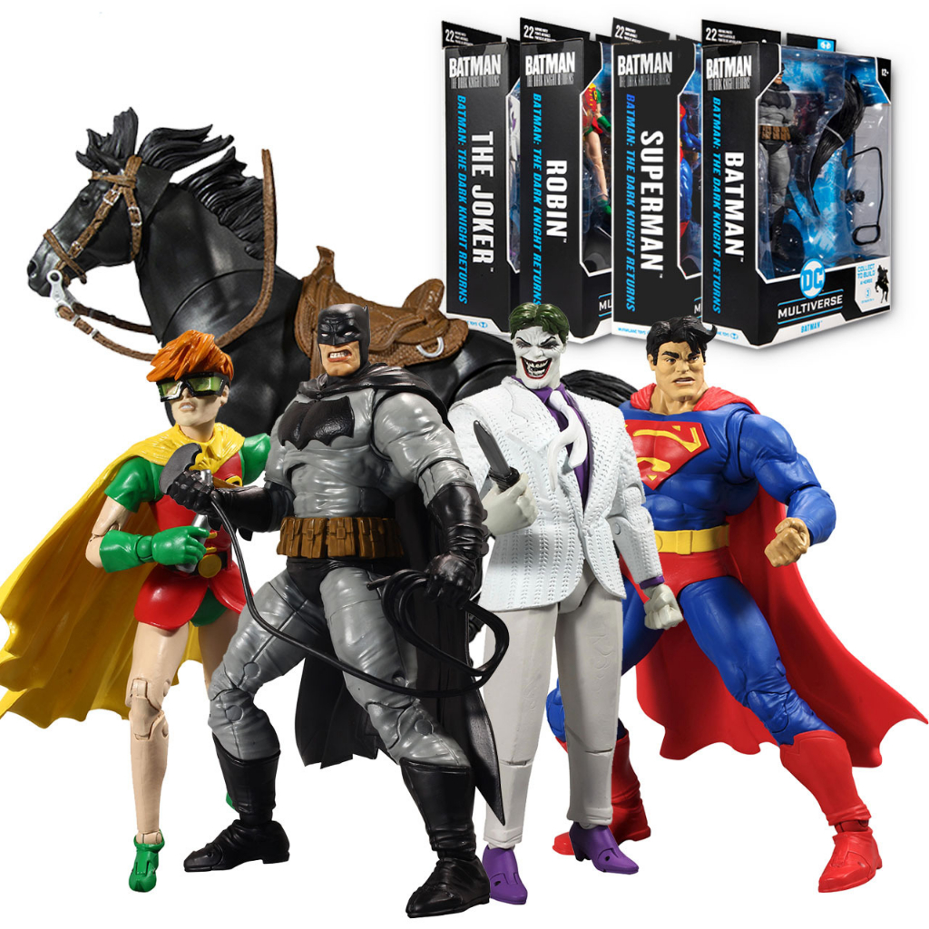 Dc Multiverse Mcfarlane Batman The Dark Knight Return Coleção Completa