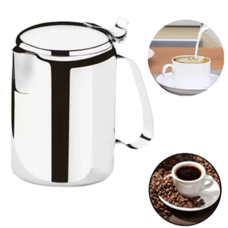 Leiteira Com Tampa Aço Inox Bule Fervedor Café Leite Brinox