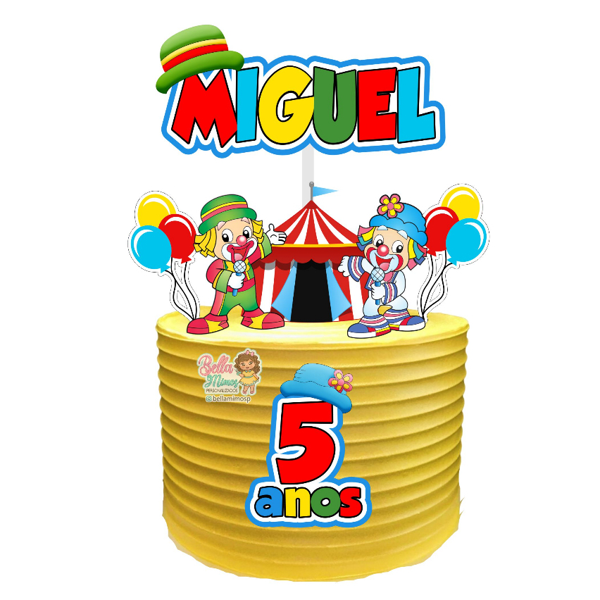 Topo de Bolo do Patati Patatá - Comprar com Melhor Preço em Padaria