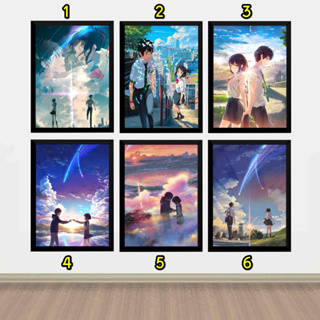 Quadro Decorativo A4 Your Name Kimi no na Wa