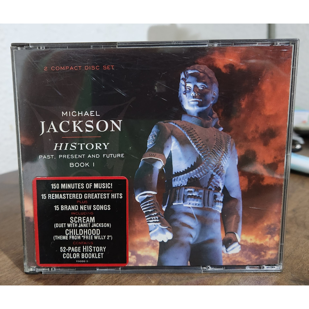 CD - (DUPLO) MICHAEL JACKSON - HISTORY - (MADE IN USA) | Shopee Brasil