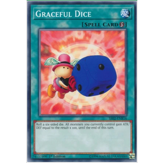 Carta de Yugioh: Dado Gracioso SS02-PTB16 Comum (Speed Duel)