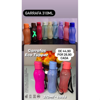 GARRAFA TUPPERWARE 310ml e 350ml água
