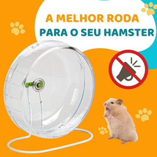 A melhor Roda para Hamster Grande Silenciosa Segura Roda com 19cm de Diâmetro