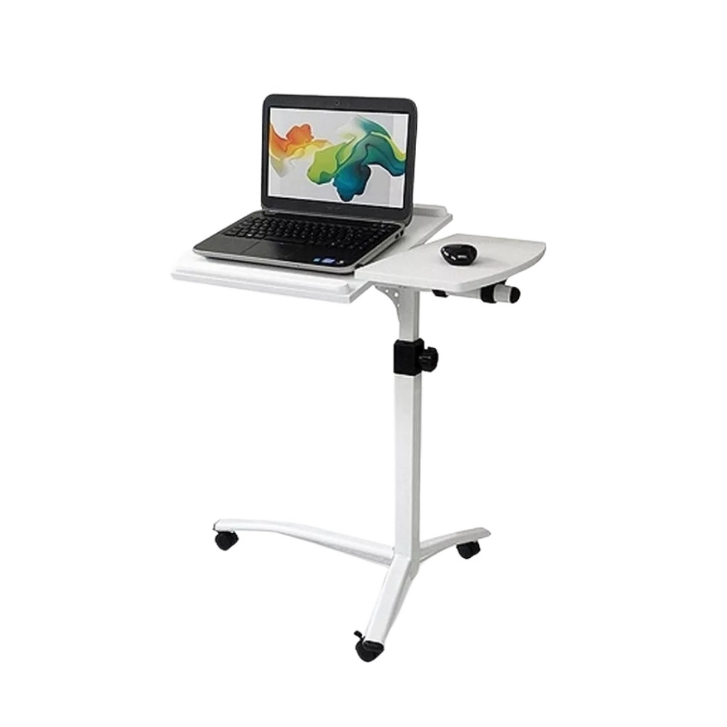 Vextable Mesa Luxo Notebook Ergonômica Tampo Mdf Reclinável Altura Ajustável Vedor Branca