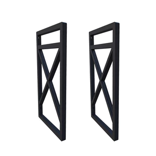 Par de Suporte para prateleira Estilo Industrial 20/25cm de profundidade em Oferta na Shopee