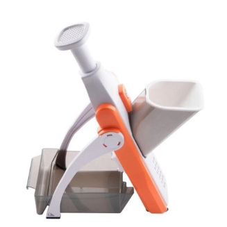 Cortador Fatiador Mandoline Multifuncional 5 Funções para Cortar Batata Legumes e Vegetais Food Chopper Inovador