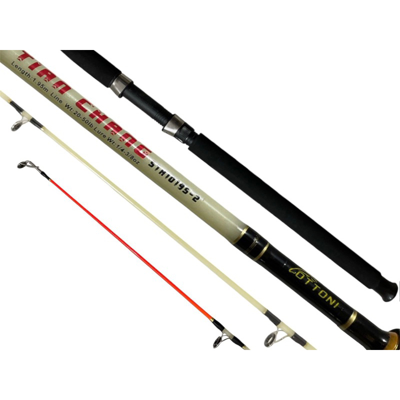 Vara Pesca Molinete Ottoni Tian Chang 20-50lbs 2 partes