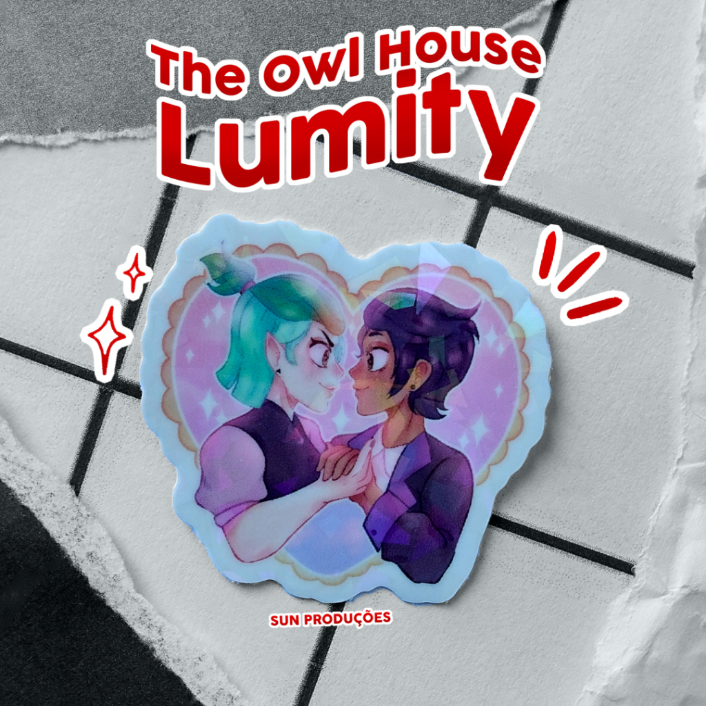 PRINT/ Mini poster A5 The Owl House Personagens 💜