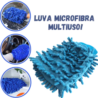 Luva Microfibra Pequena Automotiva e Utilidade do Lar