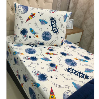 Kit 2 pçs Jogo de Lençol Infantil Mini Cama Montessoriano c/ Elástico e Fronha - Algodão - p/ Cama de 150cm x 70cm em Oferta na Shopee