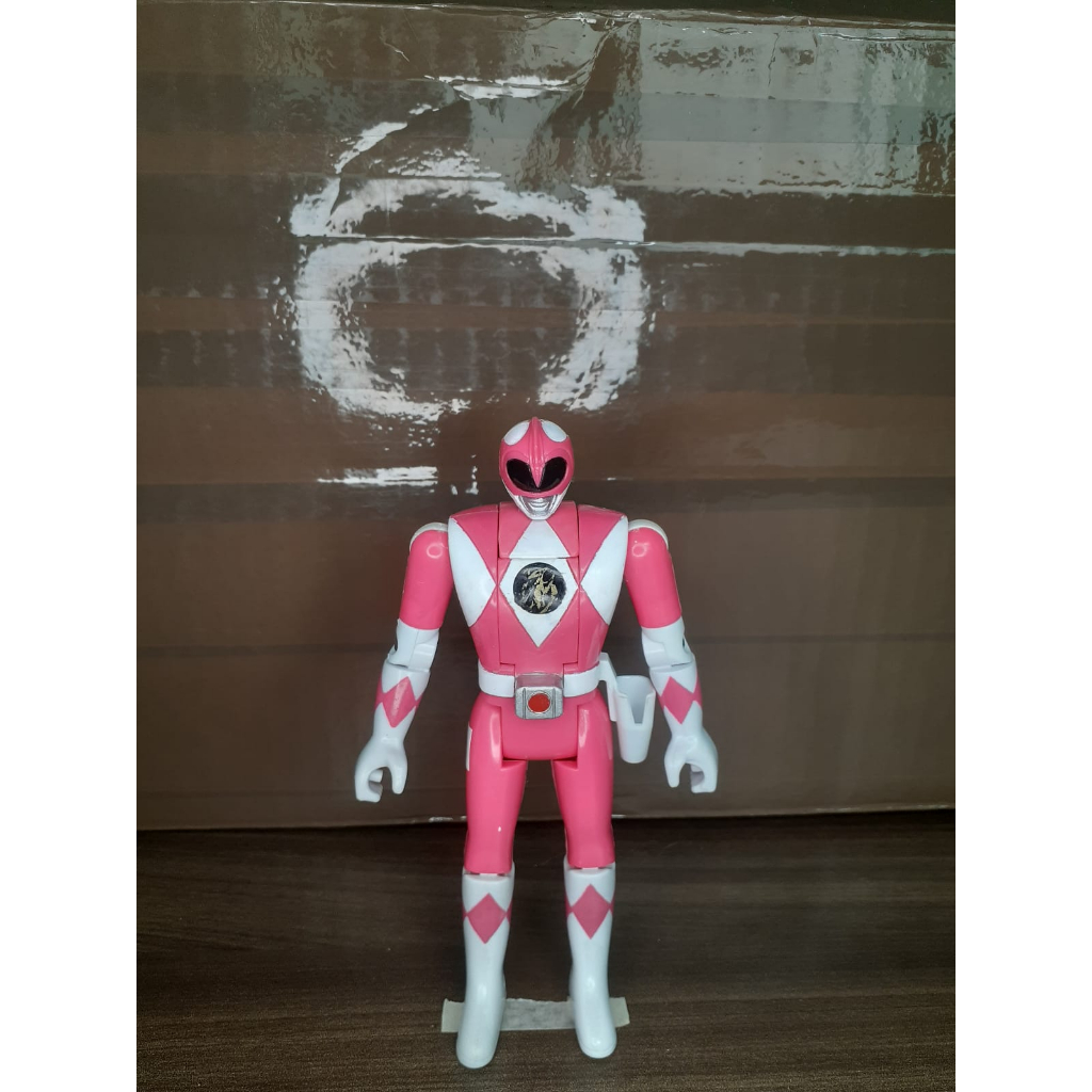 Boneco Bandai Power Ranger Vira a Cabeça Flip Head - Power Ranger Rosa ...